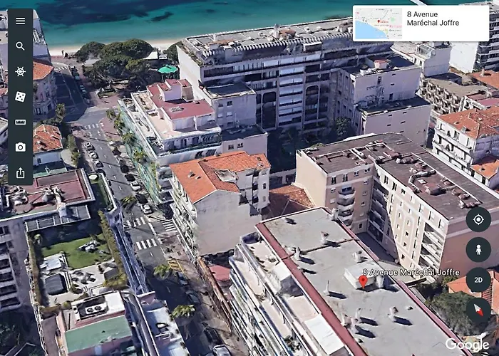 Апартаменты Salsa Studio Terrasse & Parking A 100M Des Plages Juan-Les-Pins Жуан-ле-Пен