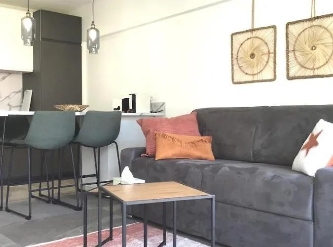 Salsa Studio Terrasse & Parking A 100M Des Plages Juan-Les-Pins * Жуан-ле-Пен